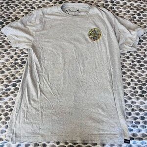 Hurley Light Gray Tee with Graphic Logo